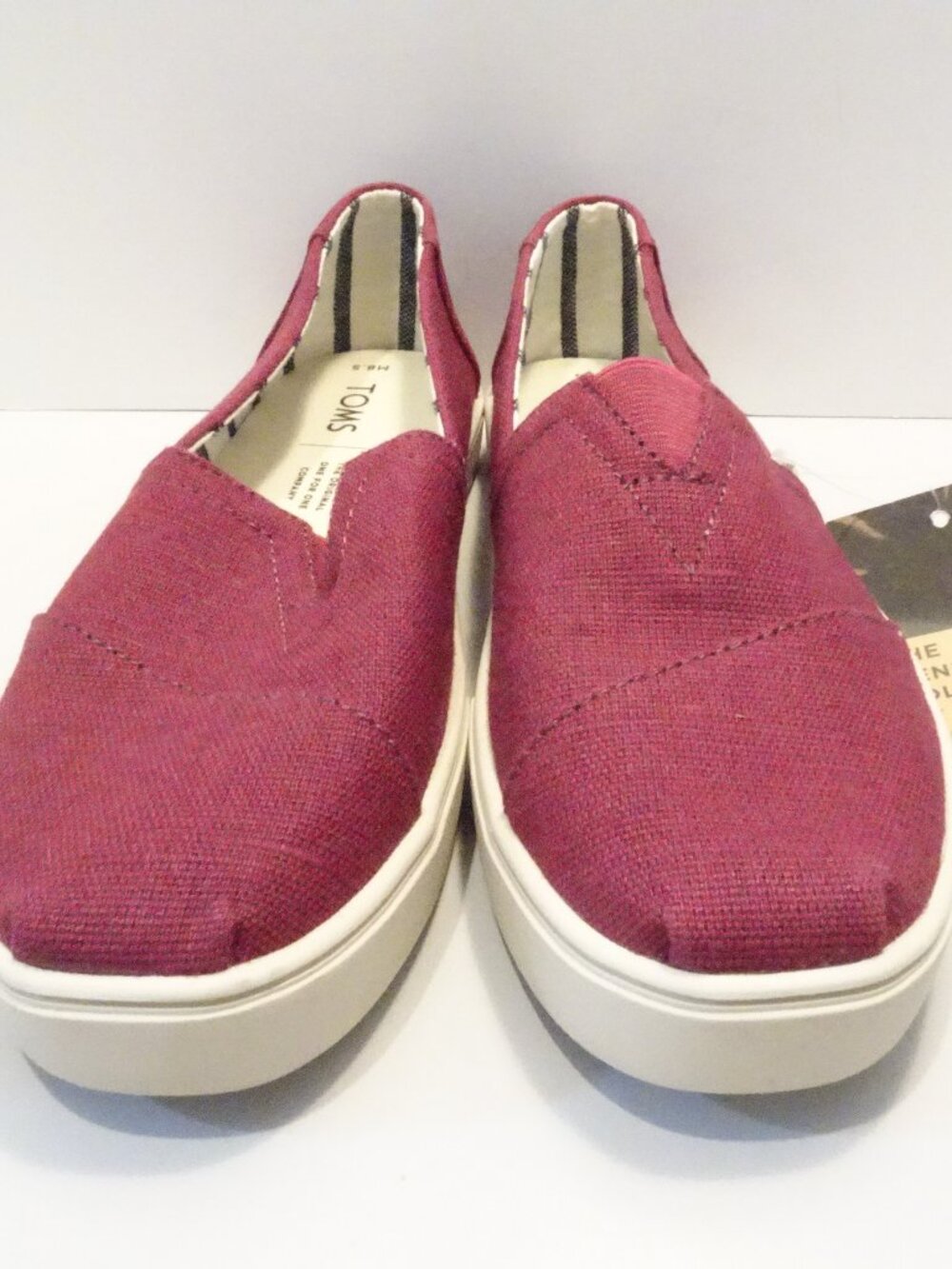TOMS Mens Heritage Canvas Cupsole Shoes Raisin The Venice Collection US Size8.5